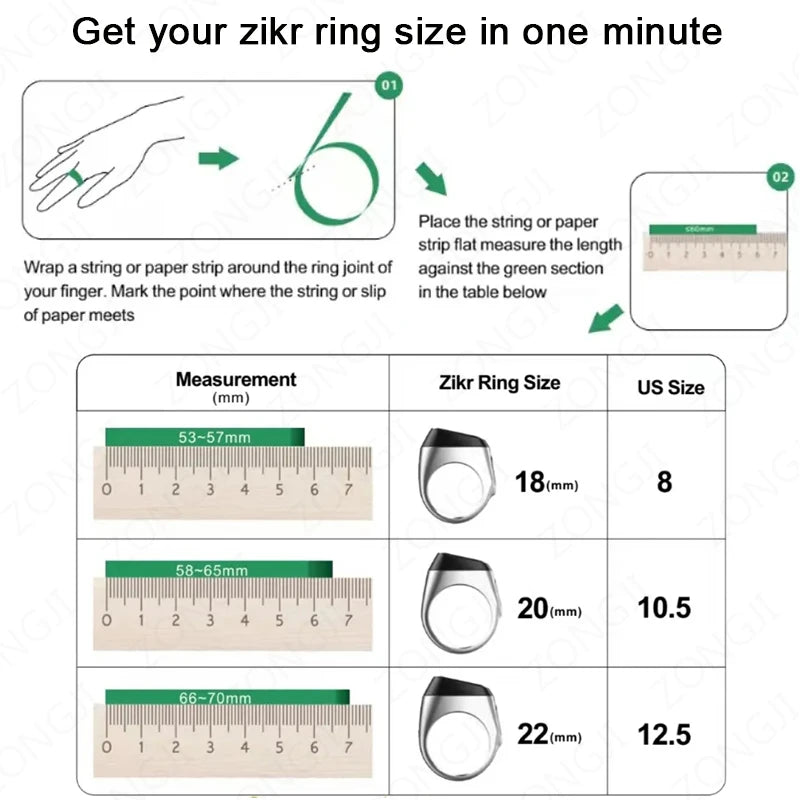 Smart Zikr Ring