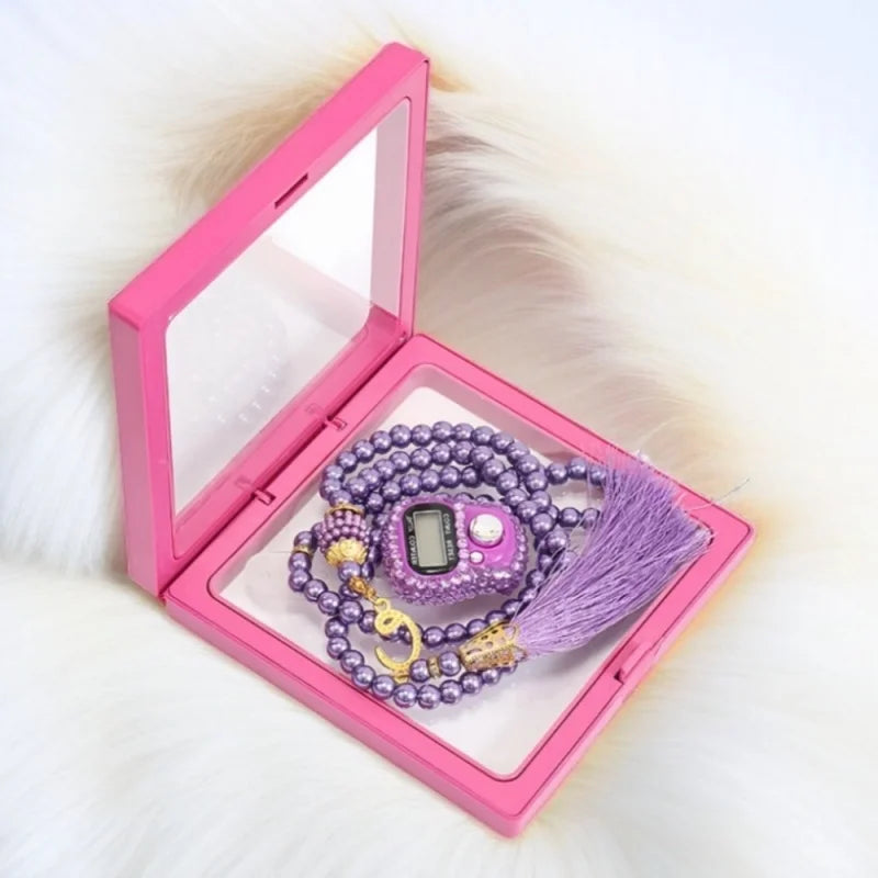 Gemstone Rosary and Digital Counter Gift Set