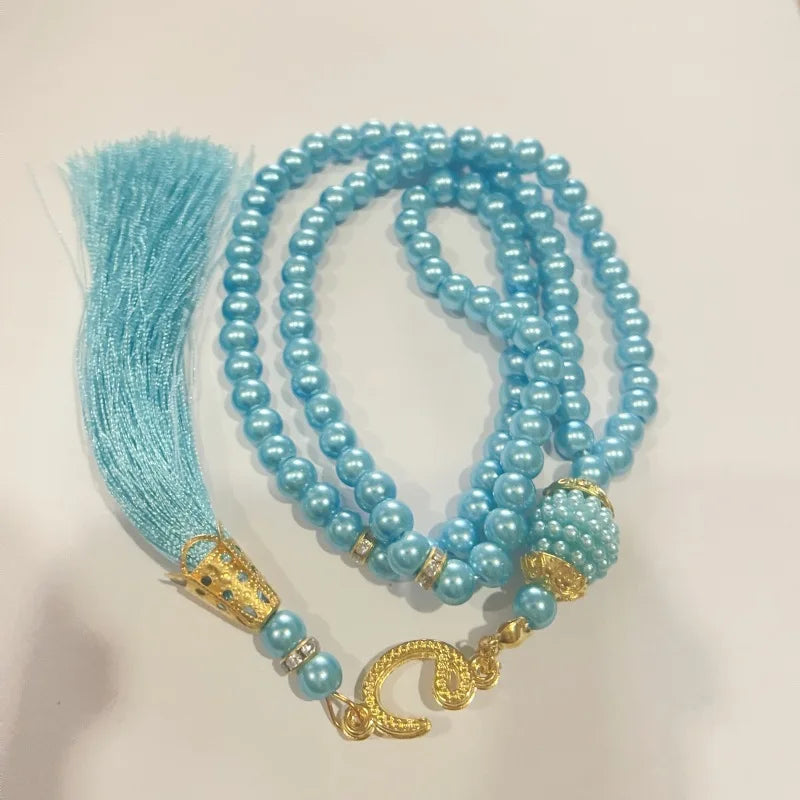 Glass Pearl Turkish Style Muslim Rosary