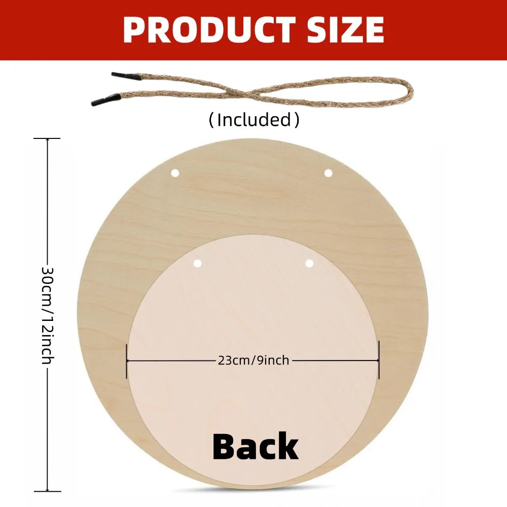 Islamic Arabic Calligraphy Wooden Hanging Decoration