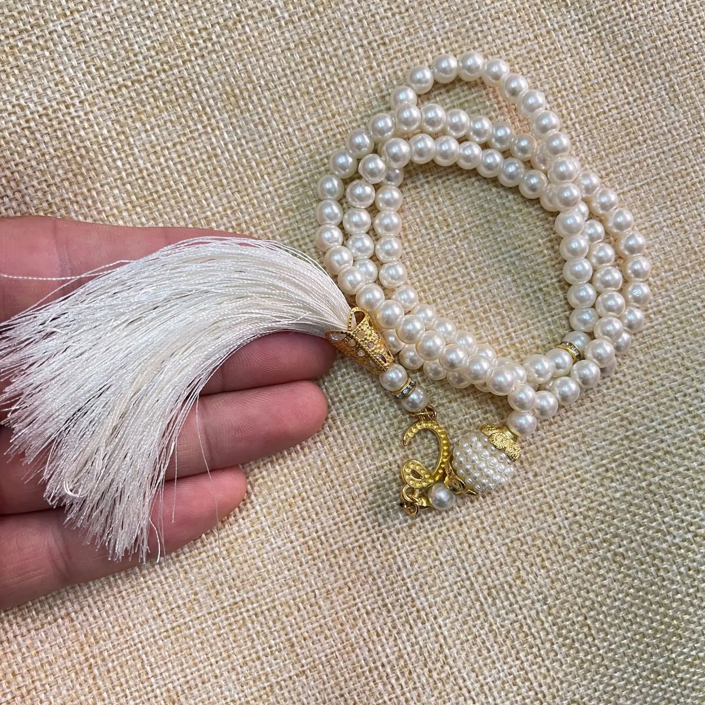 Glass Pearl Turkish Style Muslim Rosary