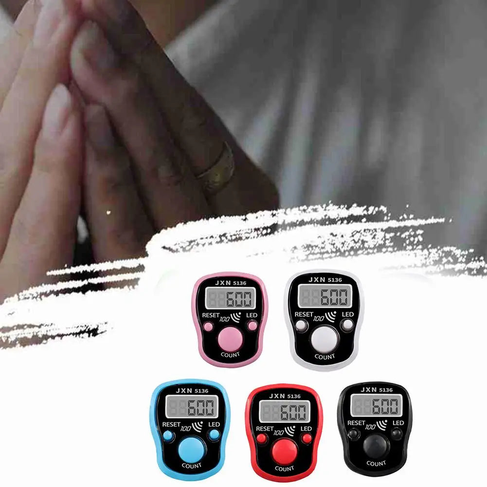 Electronic (misbaha) Finger Counter with LED light.